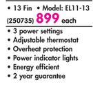 Elegance Oil Heaters 13 Fin(EL11-13)
