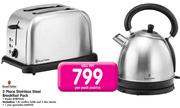 Russell Hobbs 2 Piece Stainless Steel Breakfast Pack Per Pack RHBPSS56