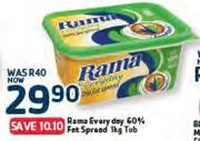 Rama Everyday 60% Fat Spread-1kg Tub
