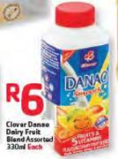 Clover Danaa Dairy Fruit Blend Assorted-330ml