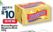 Blossom Regular Margarine Brick-500g