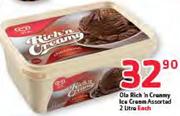 Ola Rich'n Creamy Ice Cream Assorted-2L