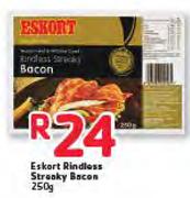 Eskort Rindless Streaky Bacon-250G