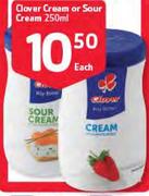 Clover Cream Or Sour Cream-250Ml Each