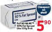 PnP No na Me 50% Fat Spread Lite-500G Brick