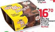 Ultra Mel Delight Dessert Assorted-4x125Ml Per Pack