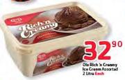 Ola Rich 'n Creamy Ice Cream Assorted-2L