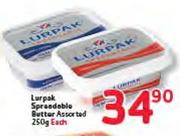 Lurpak Spreadable butter Assorted-250g Each