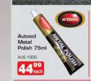 Autosol Metal Polish-75Ml Each