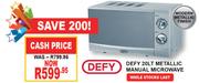 Defy 20L Metallic Manual Microwave