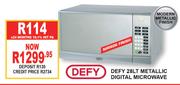 Defy 28L Metallic Digital Microwave