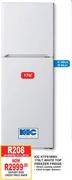 KIC KTF518WH 170LT White Top Freezer Fridge
