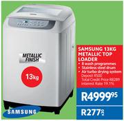 Samsung 13kg Metallic Top Loader
