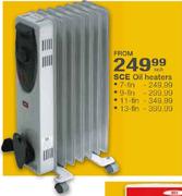 SCE Oil Heaters 13-Fin-Each
