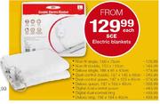 SCE Electric Blankets Non-Fit Double 150 x 110cm-Each
