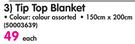 Tip Top Blanket-150cm x 200cm Each