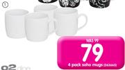 4 Pack Soho Coffee Mug