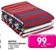 Aranda Champion Blanket-150cm x 200cm Each