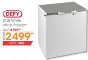 Defy 210L White Chest Freezer