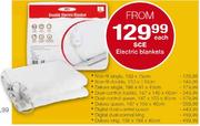 SCE Electric Blankets Digital Dual-Control Queen-Each
