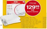 SCE Electric Blankets Non-Fit Single 150 x 75cm-Each