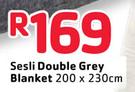 Sesli Single Grey Blanket-200 x 230cm