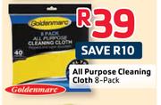 Goldenmarc All Purpose Cleaning Cloth-8-Pack