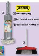 Addis Soft Push In Broom Or Moppit Each
