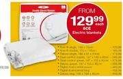 SCE Dual Control Queen Electric Blanket-187 x 155 x 40cm