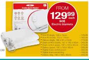 SCE Deluxe Queen Electric Blanket-187 x 155 x 40cm