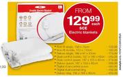 SCE Dual Control Double Electric Blanket-187 x 140 x 40cm