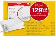 SCE Deluxe King Electric Blanket-188 x 184 x 40cm