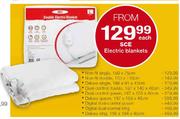 SCE Digital Dual-Control King Electric Blanket