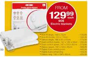 SCE Digital Dual-Control Queen Electric Blanket