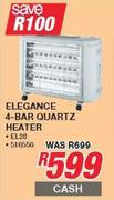 Elegance 4-Bar Quartz Heater EL28