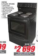 Univa 4-Plate Stove 166B