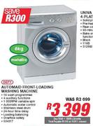 Defy 6kg Metallic Automaid Front-Loading Washing Machine