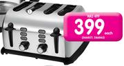 Swan 4 Slice Stainless Steel Toaster SST4