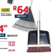 Addis Guitter Sweeper, Scoop And Rake
