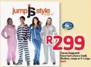 Conee Jumpsuit Assorted Colour Small Medium, Large Or X-Large-Each