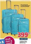 Travelluxa 3-Piece Luggage 70, 60 And 50cm