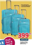 Travelluxa 3-Piece Luggage 70, 60 And 50cm