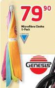 Microfibre Cloths-5's Per Pack