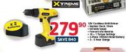Xtraeme 12V Cordless Drill Driver