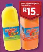 Clover Tropika Dairy Blend Assorted-2 Litre Each