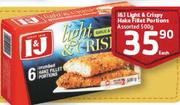 I&J Light & Crispy Hake Fillets Portions Assorted-500g