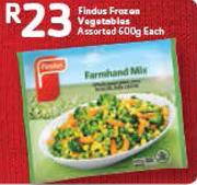 Findus Frozen Vegetables Assorted-