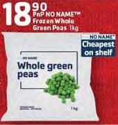 PnP No Name Frozen Whole Green Peas-1Kg