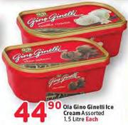 Ola Gino Ginelli Ice Cream Assorted-1.5Ltr Each