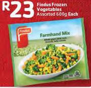 Findus Frozen Vegetables Assorted-600gm Each